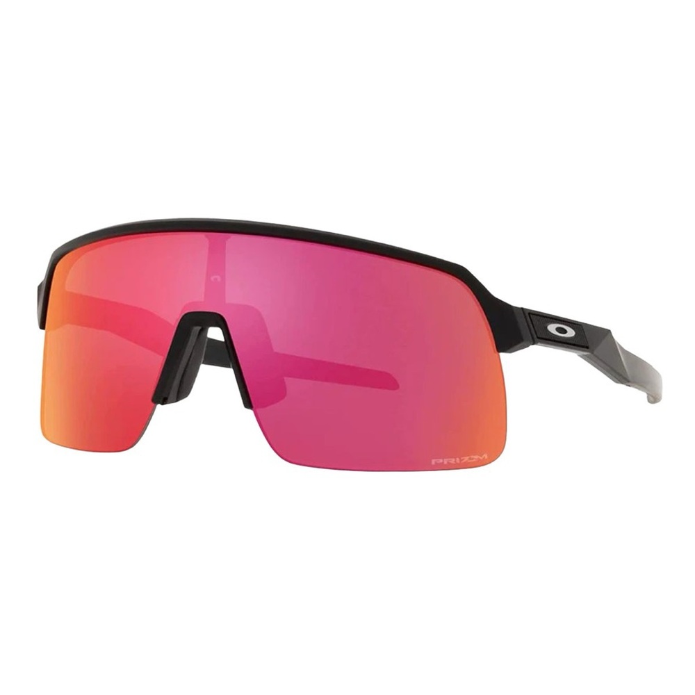 Oakley PRIZM Shield Sports Sunglasses with Pink-Red Mirrored Lens
